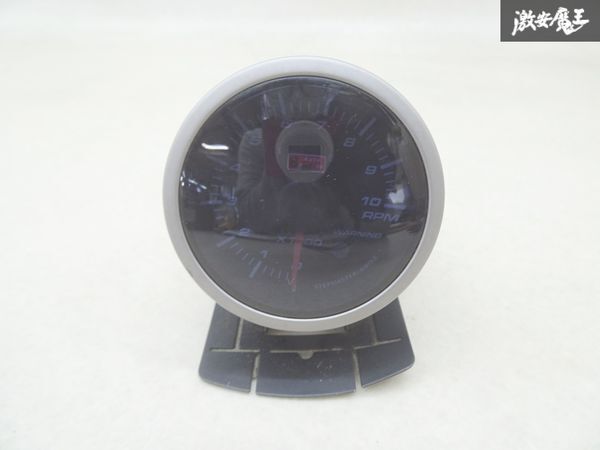 【実働外し 点灯OK】 Auto gauge オートゲージ 電気式 回転計 タコメータ タコメーター 汎用 1000rpm 外径 約59mm 棚4-1-A_画像5