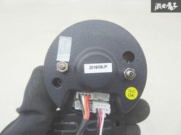 【実働外し 点灯OK】 DEPO RACING デポレーシング BOOST ブースト計 TURBO ターボ計 電子式 メーター 径 約52Φ 汎用 即納 棚4-1-A_画像6