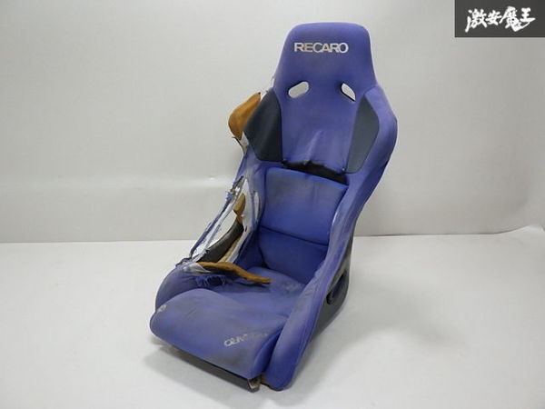 【売り切り】正規品 RECARO レカロ SPG3 BLUE ブルー フルバケ フルバケット シート 青 1脚 81-035.00 794-0 FRPシェル 棚2F-F-3の画像1