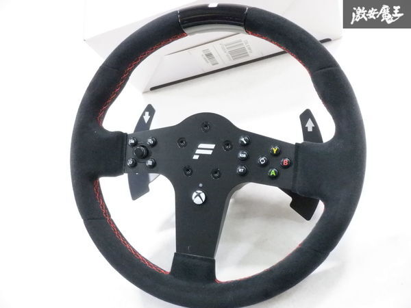 【保証付！ 良品！】 FANATEC Elite Steering Wheel P1 for Xbox One エリート ステアリング ホイール 直径約30cm 即納 棚J-1の画像3