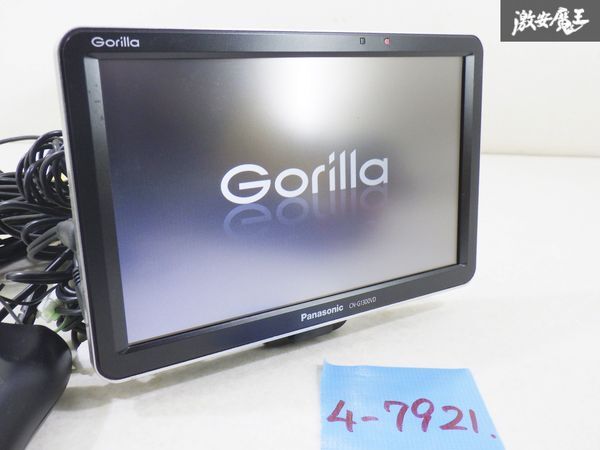 【保証付】 Panasonic パナソニック ポータブル ナビ カーナビ 車載機 CN-G1300VD gorilla ゴリラ 2020年製 即納 在庫有 棚6-2-D_画像1