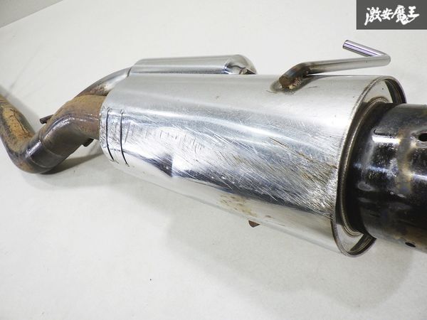  after market diversion processing S13 Silvia RPS13 180SX SR20DET cannonball stainless steel muffler 1 genuine article exit approximately 115φ main approximately 78φ shelves B-6