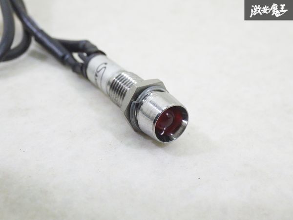 社外 汎用 メタルフレーム ネオン 表示灯 赤色 加工用に 即納 在庫有 棚9-3-C_画像3