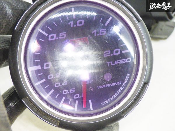 【保証付】 Auto Gage オートゲージ 汎用 追加メーター 油温計 水温計 油圧計 ブースト計 ４連 メーター センサー付き 59φ 棚6-2-B_画像3