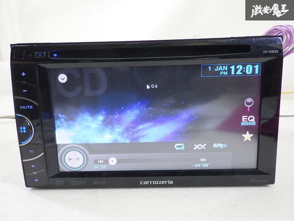 【保証付】 Carrozzeria カロッツェリア 汎用品 DVDプレーヤー FH-780DVD 2DIN デッキ オーディオ DVD CD USB 再生OK 即納 在庫有 棚A-3-3_画像4