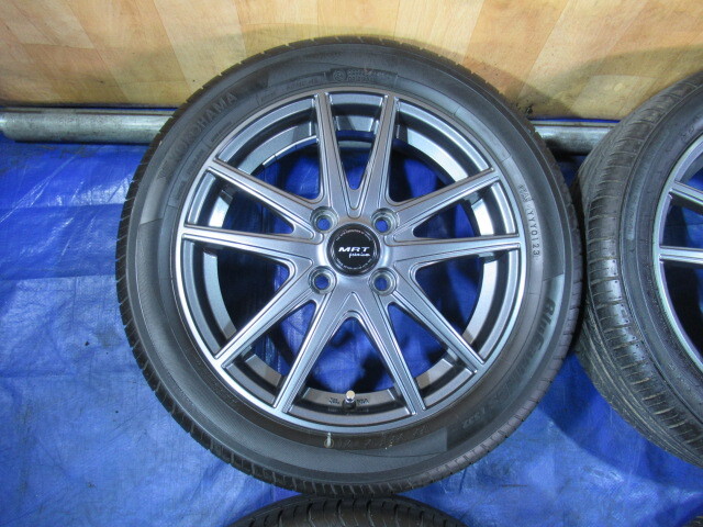 激安即決！MRT 15-4.5J 4H/100 ET45 + 165/55R15 中古4本！ワゴンR タント Nボックス N-WGN デイズ ムーヴ ウエイク等！T008310_画像3