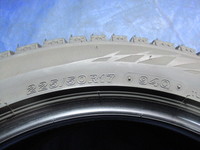  super-discount prompt decision! air leakage inspection completed .! winter tire BRIDGESTONE BLIZZAK VRX2 225/50R17 94Q 2022 year made! used 4 pcs set!T008367