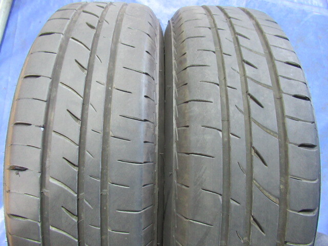 激安即決！weds 15-5.5J 4H/100 ET42 + BRIDGESTONE 185/65R15 2021年製 中古4本 ｂB デミオ ティーダ カローラ ウィングロード T008437の画像10