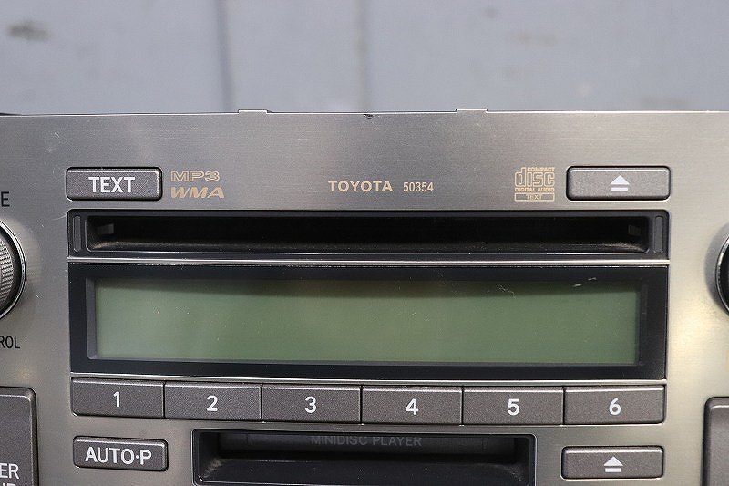  Toyota Avensis Wagon Li поздняя версия (AZT251) оригинальный аудио панель радио CD MD Xi 86120-20A50 p031806