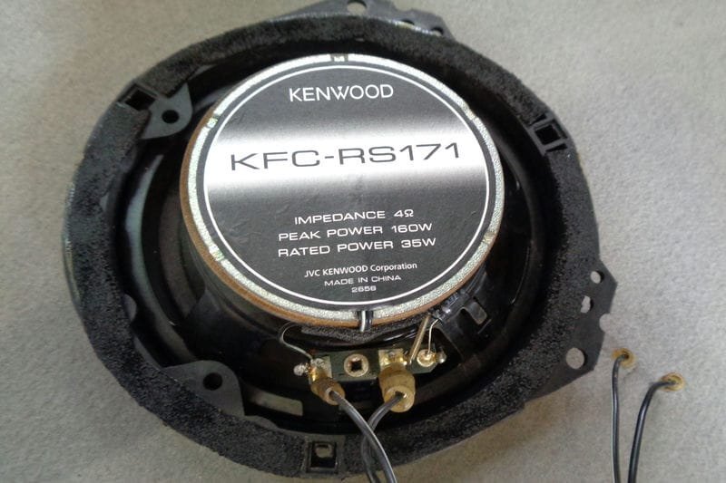 売り切り999円★ KENWOOD ケンウッド コアキシャル タイプ 17㎝ スピーカー 2WAY 160W PEAK カーオーディオ KFC-RS171 B05392-GYA80_画像6