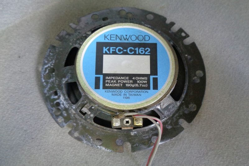 売り切り999円★ KENWOOD ケンウッド コアキシャル タイプ 16㎝ スピーカー 2WAY PEAK 100W カーオーディオ KFC-C162 B05232-GYA80_画像6