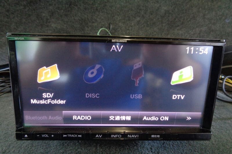 売り切り999円★ MITSUBISHI ミツビシ 純正 メモリーナビ TV DVD 三菱 NR-MZ40 B05123-GYA80_画像2