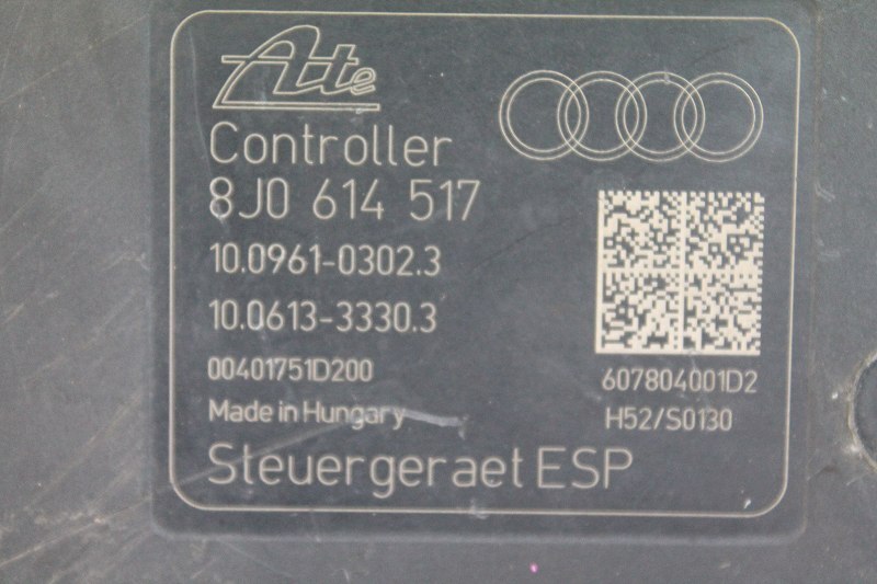 Audi TT クーペ 2.0 TSFI アウディ(8J 8JBWA) 純正 Ate 破損無 動作保証 ABSアクチュエーター 8J0 614 517 / 8J0 614 517 p046197の画像7