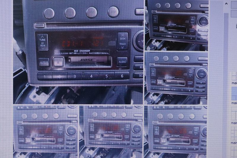  Skyline 250GT premium previous term (V35) original CD changer cassette deck air conditioner SW blow exit monitor XQCAB3-01608232GJ p046391