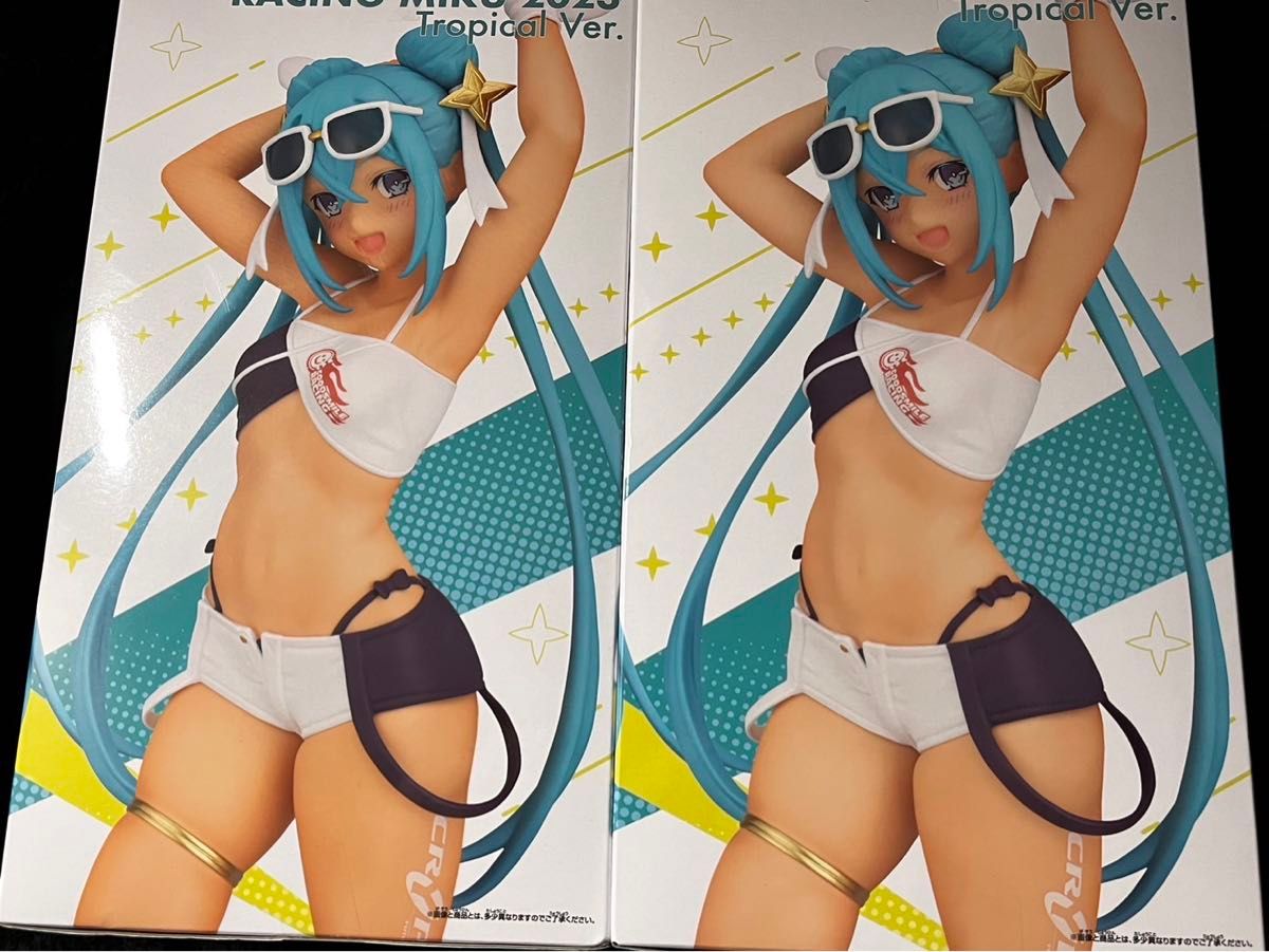 初音ミク レーシングver. 2個セット 21e #レーシングミク 2023 Tropical ver. 