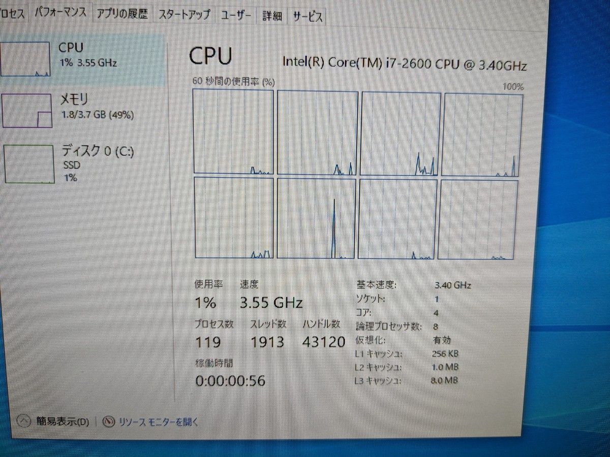 CPU Core i7 2600