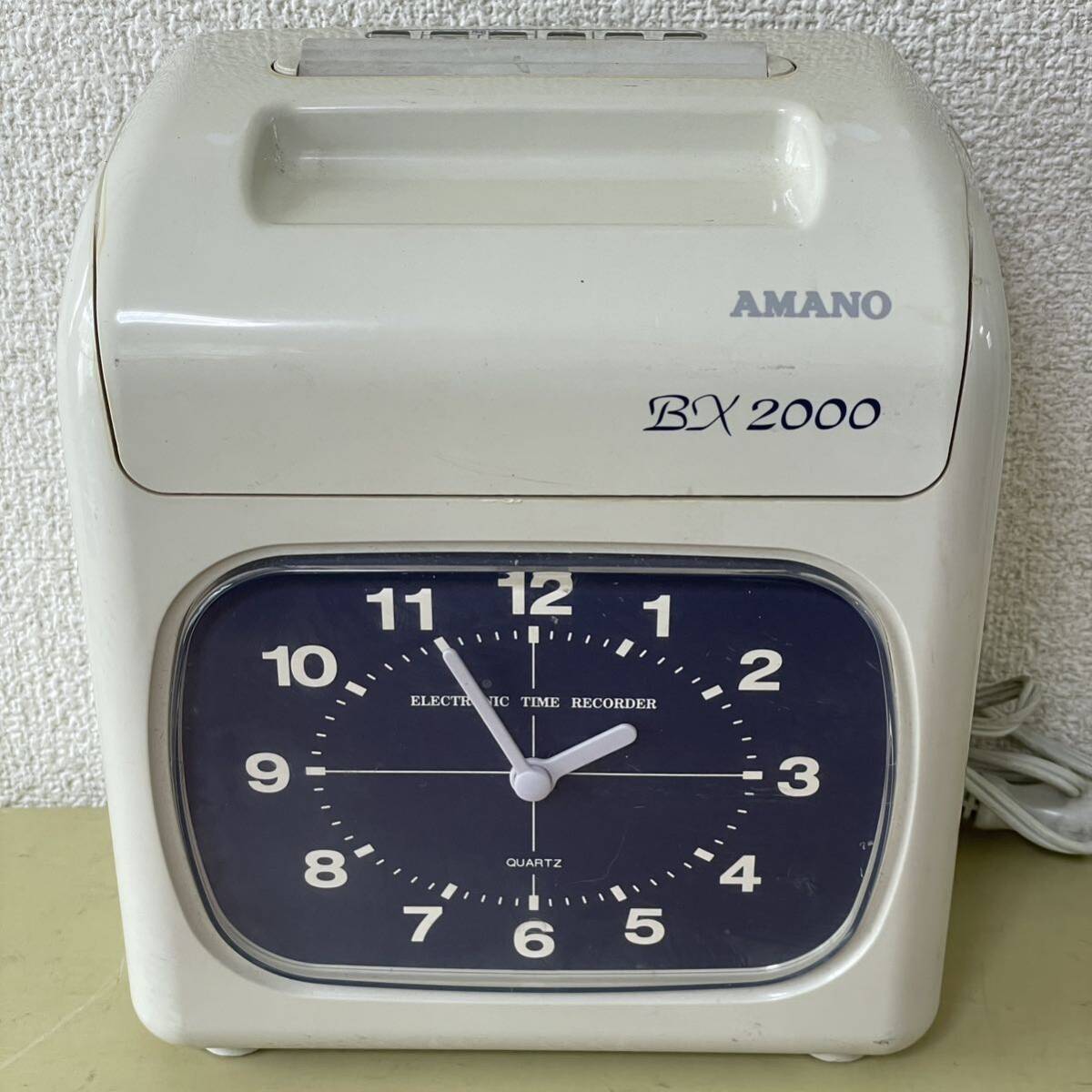 【1円スタート】AMANO アマノ BX2000 電子 タイムレコーダー 勤怠管理 の画像1