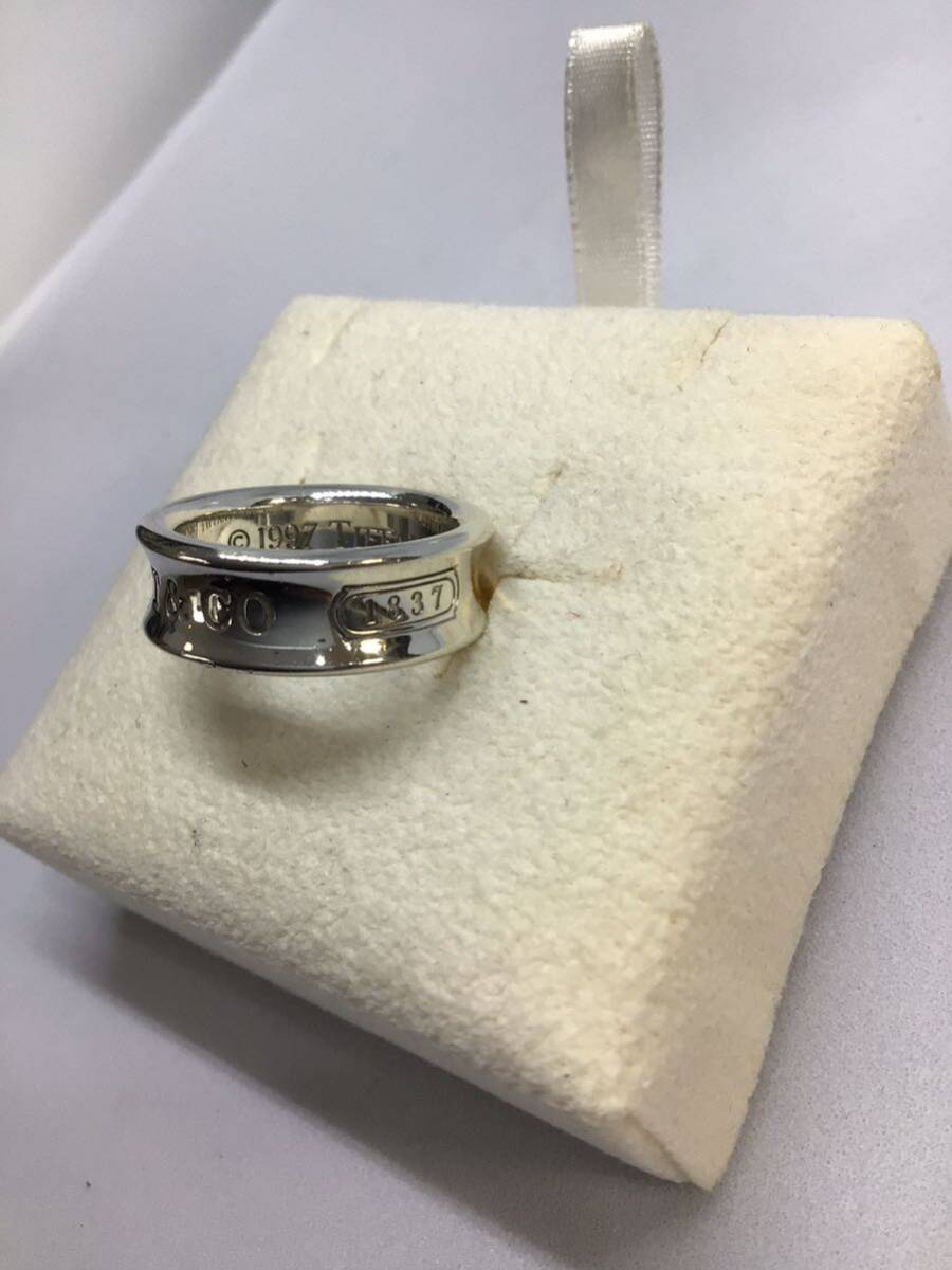 TIFFANY&Co ティファニー1837ナローリング10号 シルバー 指輪 太め TIFFANY&Co ティファニー1837ナローリング10号 シルバー 指輪 太め