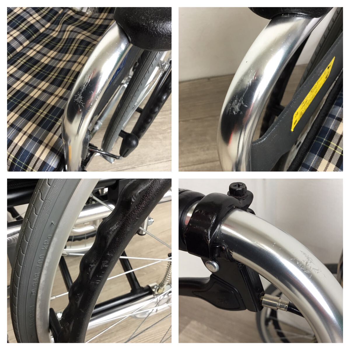 Miki ミキ 自走式 車椅子 SKT-4 ◎HA09_画像10