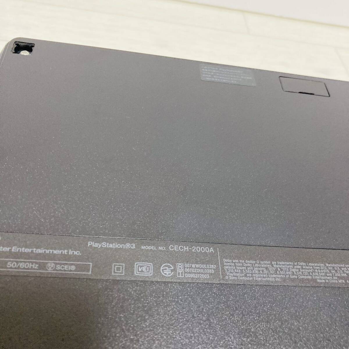 《ジャンク品》SONY PS3 PlayStation3 CECH-2000A チャコール・ブラック プレイステーション3 プレステ3 ジャンク本体のみ 【1円スタート】の画像5