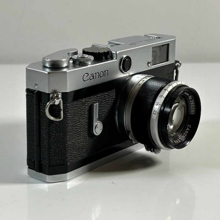 ジャンク　Canon キャノン P ポピュレール 50mm f1.8 レンズセット Lマウント カメラ フィルムカメラ_画像1