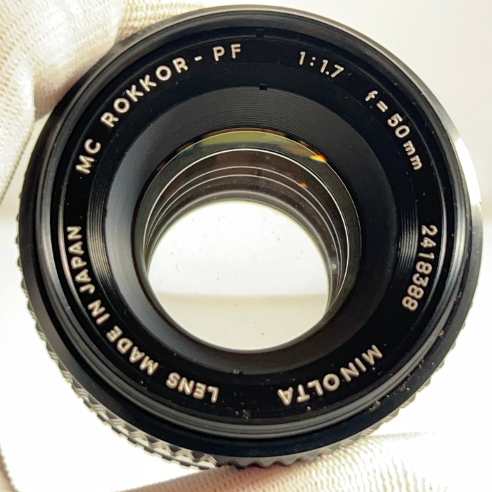 ミノルタ MINOLTA SR T SUPER フィルムカメラ 一眼レフカメラ ROKKOR-PF 50mm F1.7 動作確認済みの画像9