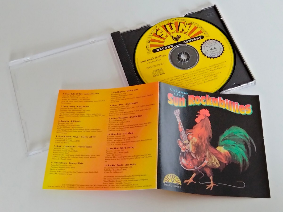 Sun Rockabillies Volume One CD SUN RECORDS US SRC-CD-7008-2 95年盤,火の玉ロック,Jerry Lee Lewis,Roy Orbison,Carl Perkins,Ray Smith_画像3