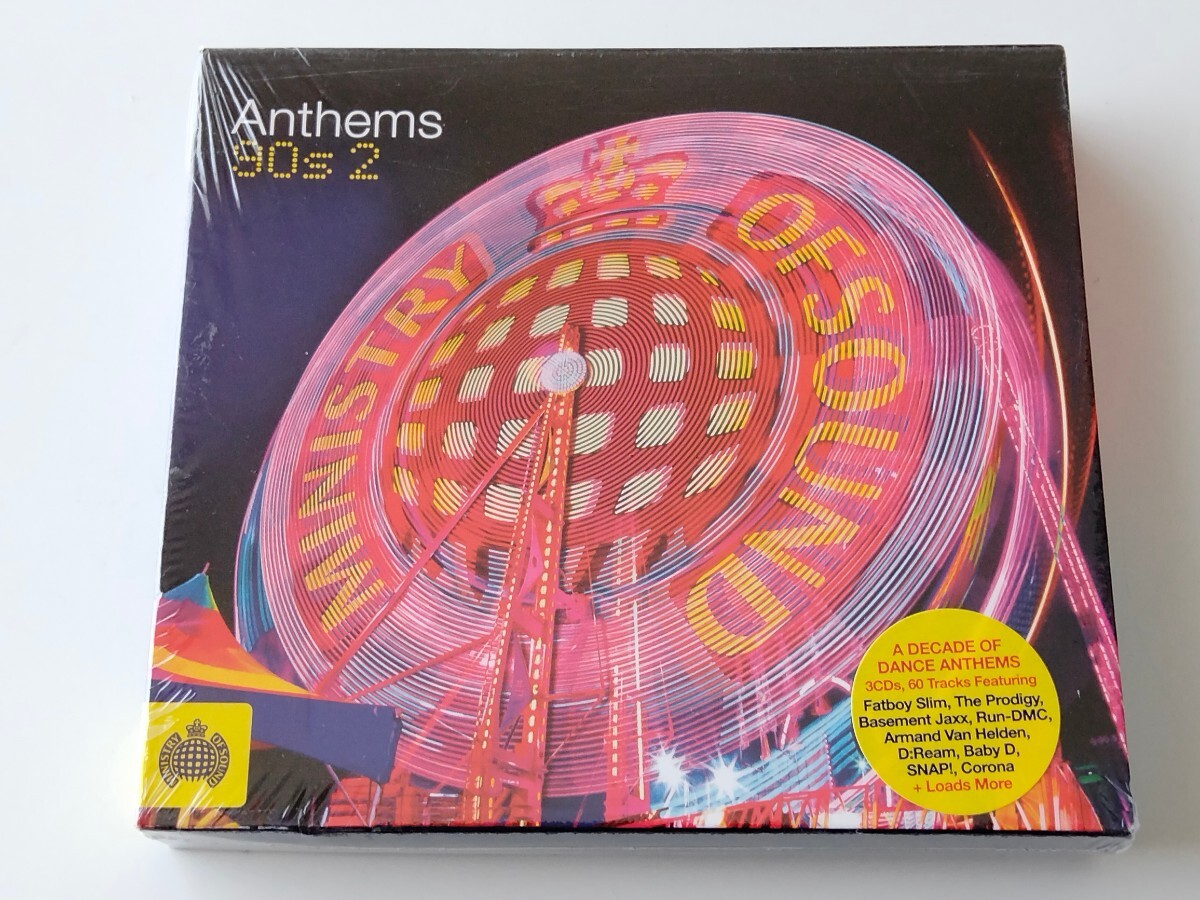 【未開封商品3CD】MINISTRY OF SOUND Anthems 90s 2 MOSCD348 2014年盤,90's DANCE ANTHEM60曲,Fatboy Slim,Prodigy,Underworld,Cornershop_画像1
