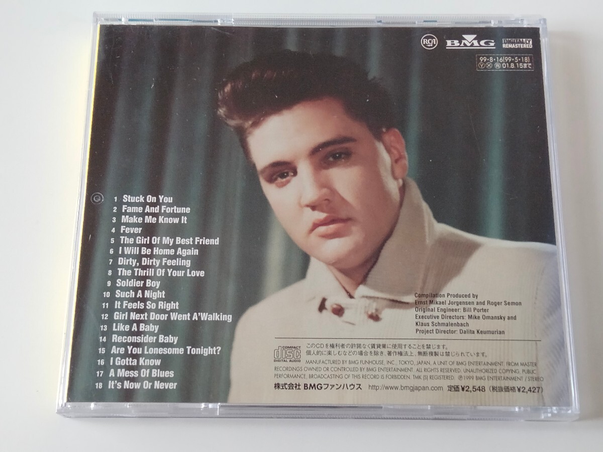 Elvis Presley / ELVIS IS BACK 日本盤CD RCA BVCM31024 99年ボートラ6曲追加盤,エルヴィス・プレスリー,Stuck On You,It Feels So Right,_画像2