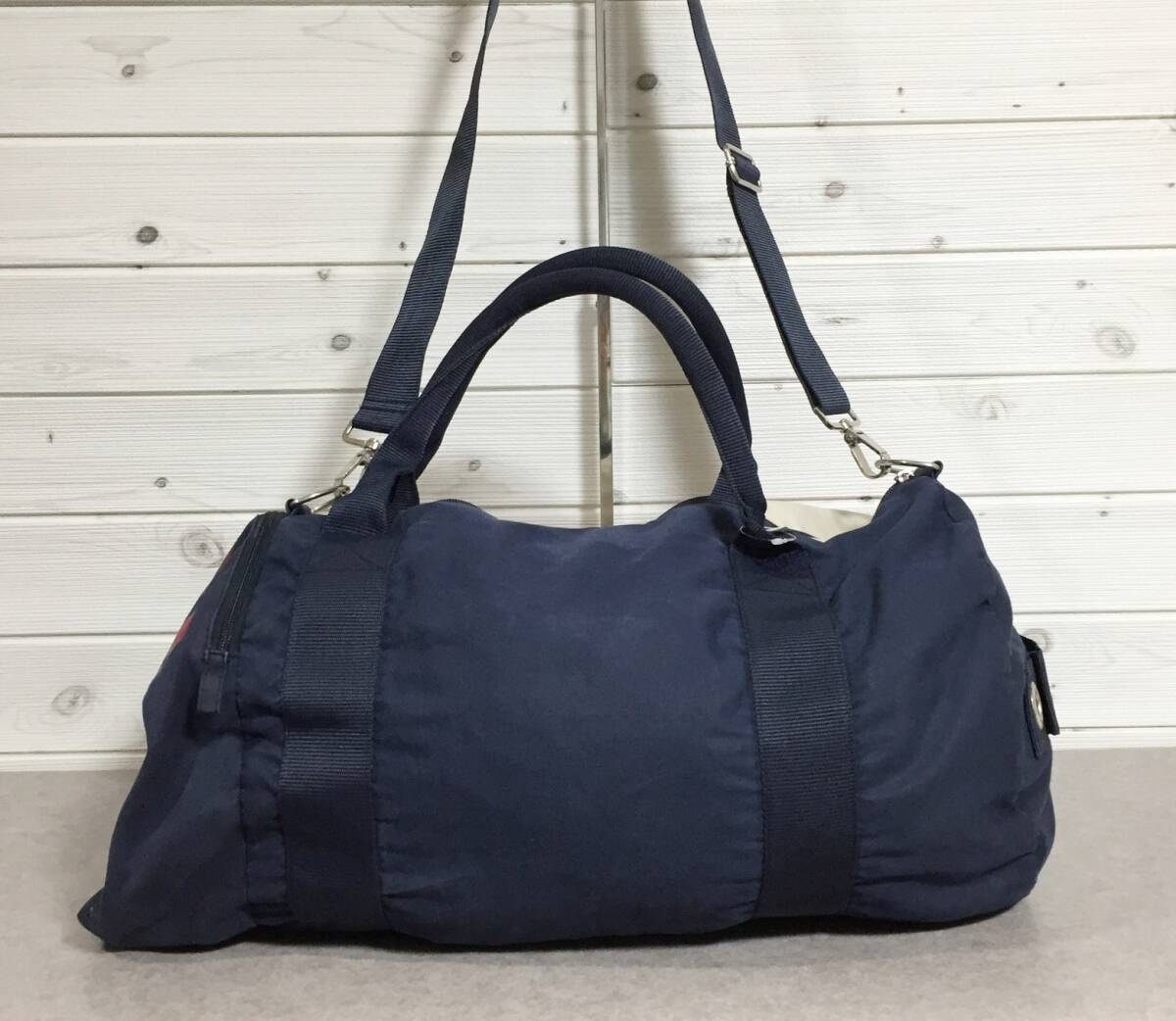 No367 Tommy Hilfiger Tommy Hilfiger nylon canvas Boston 2way shoulder handbag travel 