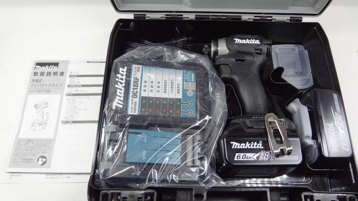 【大黒屋】MAKITA マキタ インパクトドライバ TD173DRGXB 未使用品の画像2