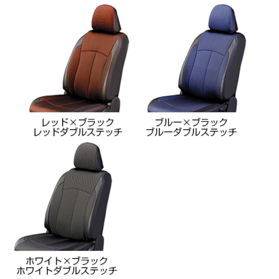 Clazzio クラッツィオ シートカバー X クロス ノア ガソリン(福祉車両) ZRR70W ZRR75W ZRR70G ZRR75G H19/7～H22/4 ET-1566_画像2