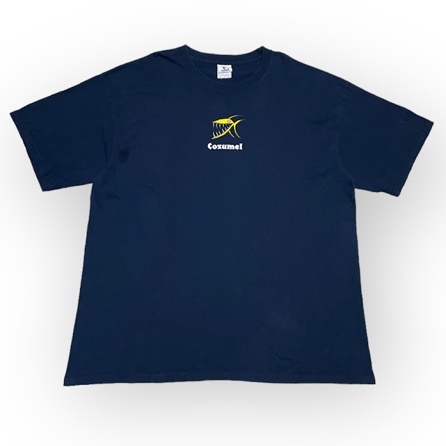 ★2000年代製 YAZBEK ノベルティ Tシャツ コスメル カリブ XLサイズの画像3