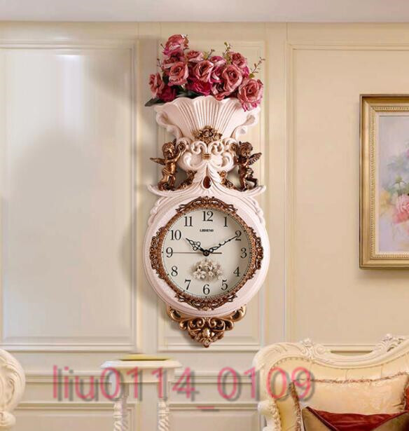 人気美品 ヨーロッパ 復古 柱時計 応接間 豪華 時計 家庭用 静音時計 おしゃれ 創意 復古 壁掛け時計の画像2