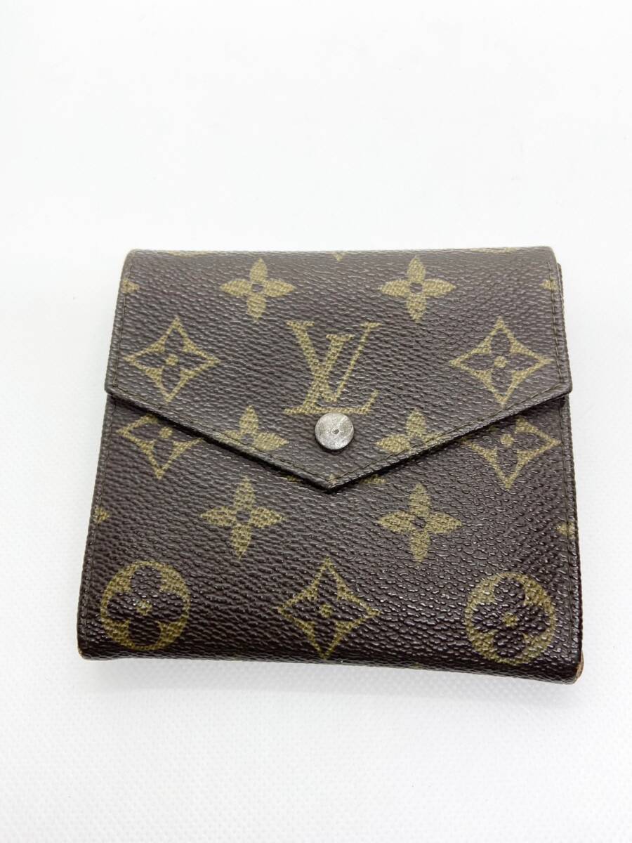 LOUIS VUITTON ルイ・ヴィトン モノグラム 折り財布 送料無料 1円から 未使用倉庫保管の画像2