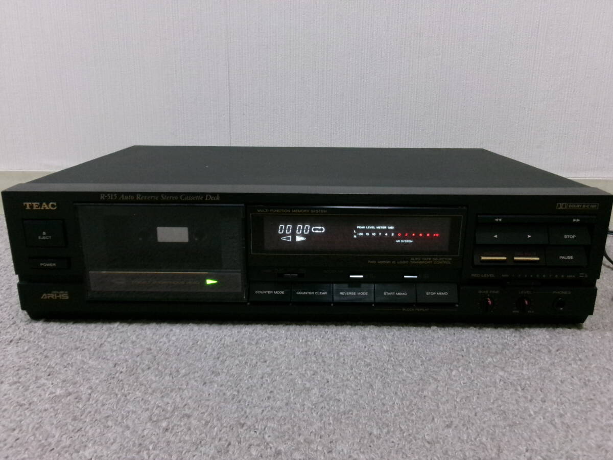 【納得の高音質】TEAC R-515 美品良好 DolbyB/C搭載 是非聴いてください お勧めです！_画像3