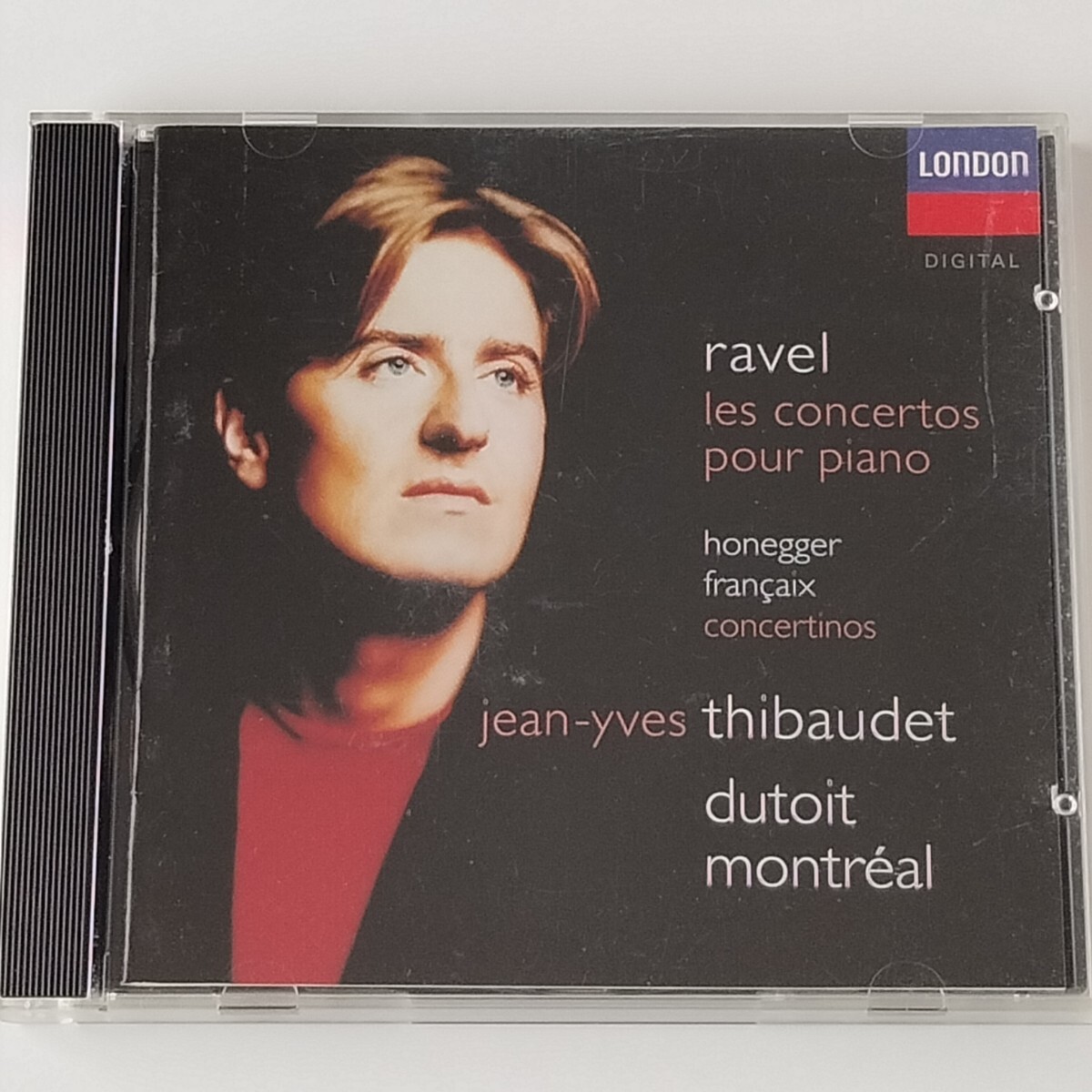 【輸入盤CD】ラヴェル：ピアノ協奏曲集(452448-2)オネゲル&フランセ/コンチェルティーノ/ティボーデ/デュトワ/モントリオール交響楽団の画像1