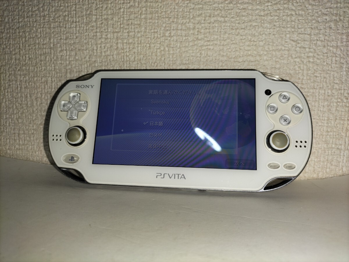 PSVita PlayStation Vita 初音ミク Limited Edition (Hatsune Miku Model) PCH-1000 本体のみ 動作確認済_画像2