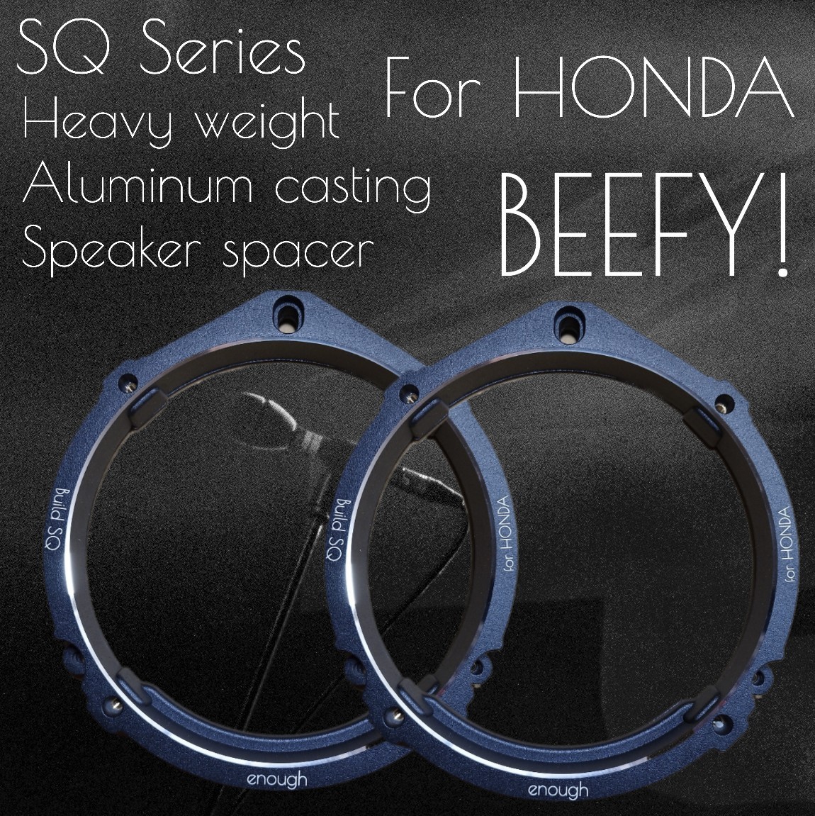 [ free shipping ] height sound quality [ metal baffle ] Honda for gachigachi. aluminium baffle 6.5 -inch 17cm speaker deadning speaker spacer 