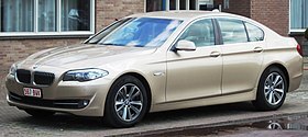 BMW5シリーズF07/F10/G30/F90に！高品質多層構造ボディカバー！裏起毛・高撥水・良通気のプレミアムカーカバー！装着簡単な車カバー_装着車両イメージ