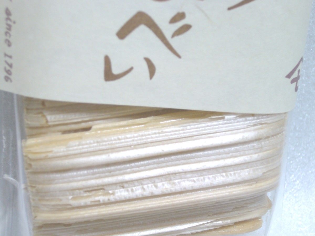 『「霜ばしら」系和菓子 』　飯田屋 松本の飴 あめせんべい　120グラム　２個セット