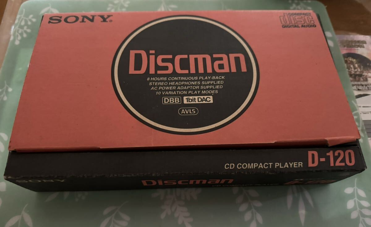SONY ポータブルCDプレーヤー Discman D−120_画像1