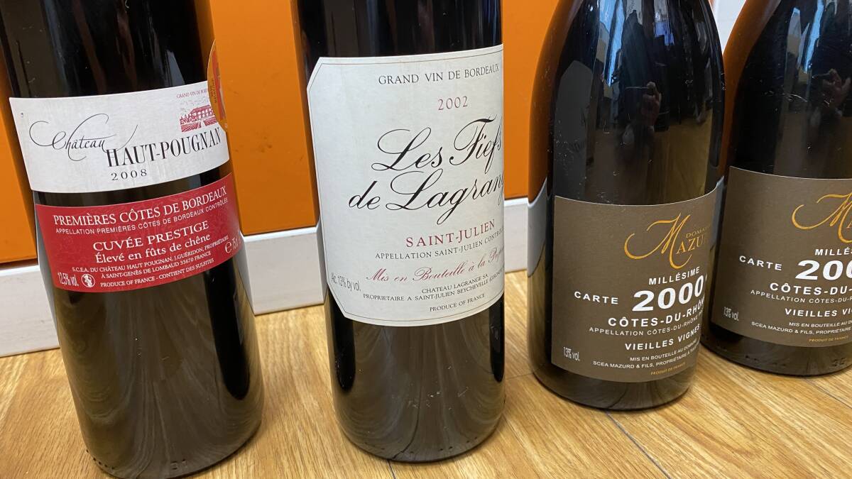 【ワイン6本まとめ】シャトーワインあり ワイン フランス イタリア 白ワイン 赤ワイン アソート 飲み比べ NO1327なの画像2