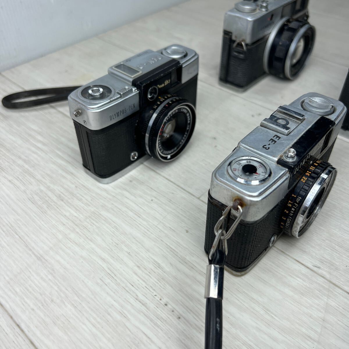 OLYMPUS-PEN EE-3 35 DC PEN-D TRIP 35 オリンパス フィルムカメラ 計4台セットまとめて 動作未確認【ジャンク】の画像8