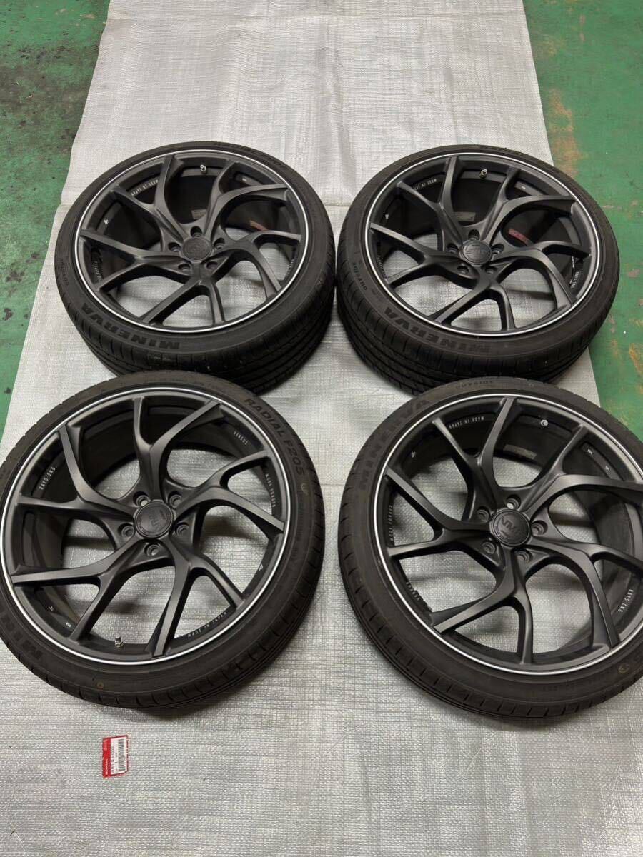 RAYS VMF C-01（MK）20インチ 114.3 20×9+37 5穴 245/35R20 4本 タイヤホイールセット レイズ レクサスRX ハリアー等にの画像1