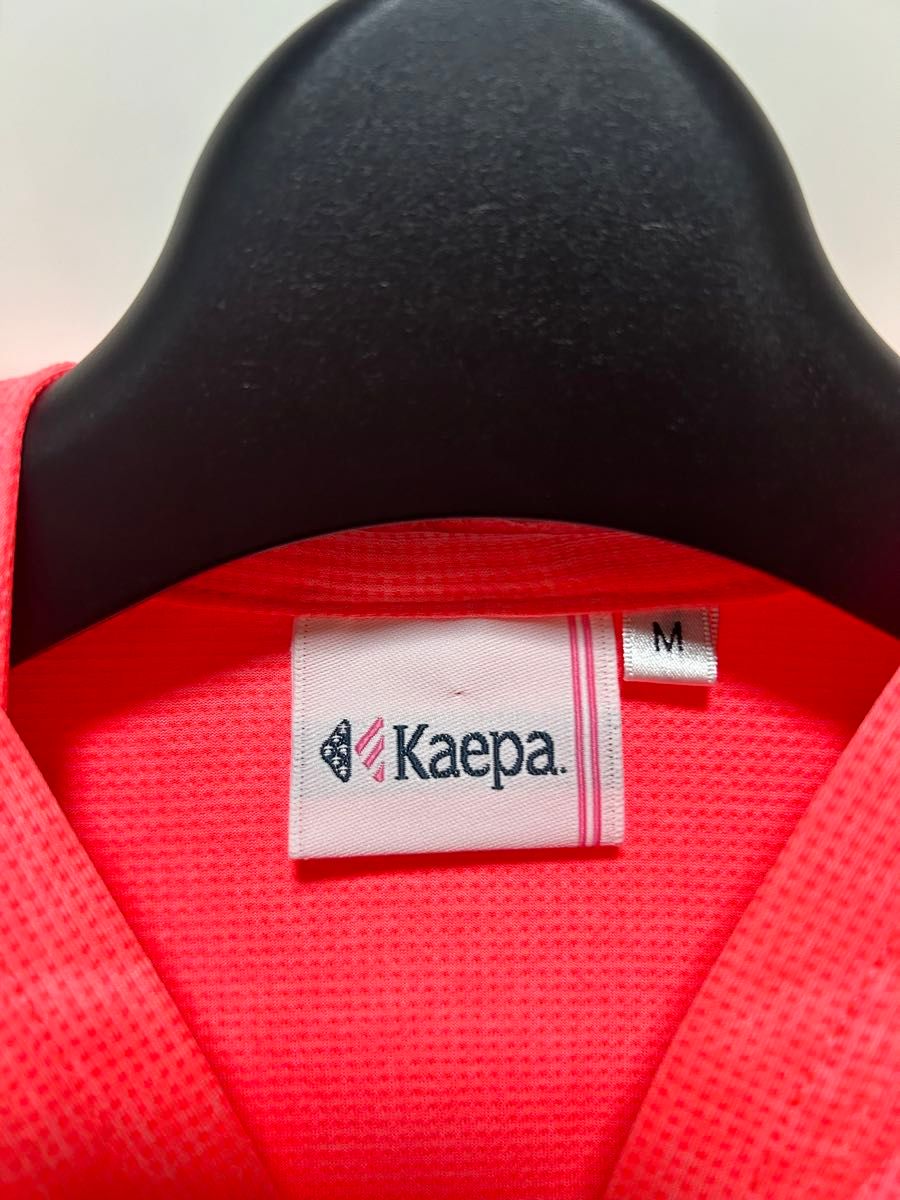 Kaepa ケイパ ランニングジャケット ウィンドブレーカー 薄手  レディース M ピンク 蛍光 ランニング マラソン  長袖
