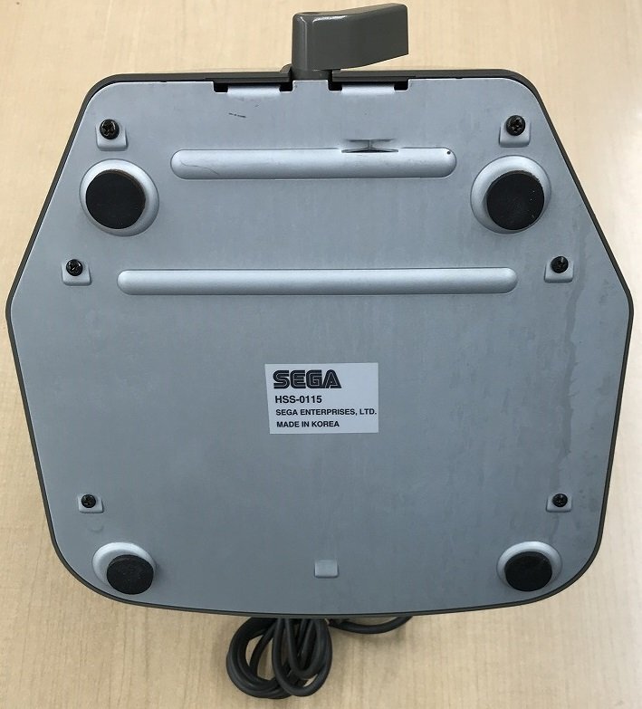 ●U◆SEGA◆セガサターン◆レーシングコントローラ　HSS-0115　動作品_画像5