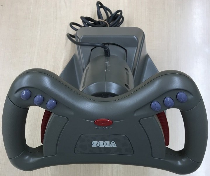 ●U◆SEGA◆セガサターン◆レーシングコントローラ　HSS-0115　動作品_画像1