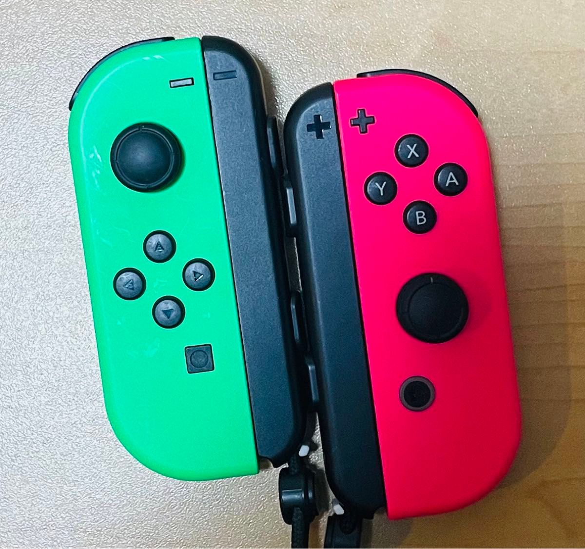 【準美品/送料無料】Nintendo Switch ニンテンドースイッチ ジョイコン 左右 ネオングリーン/ネオンピンク 値下不可