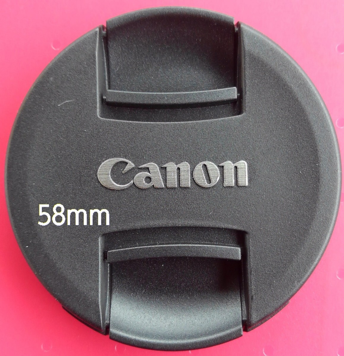 【美品】Canon 58mmレンズキャップ キヤノンの画像1